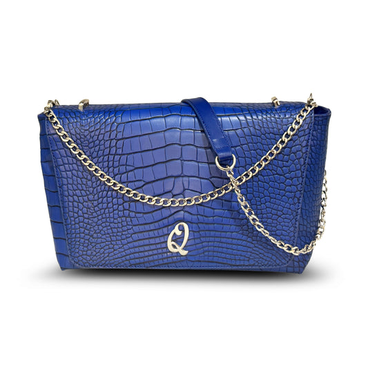 The "Cheri" Shoulder Bag-Blue