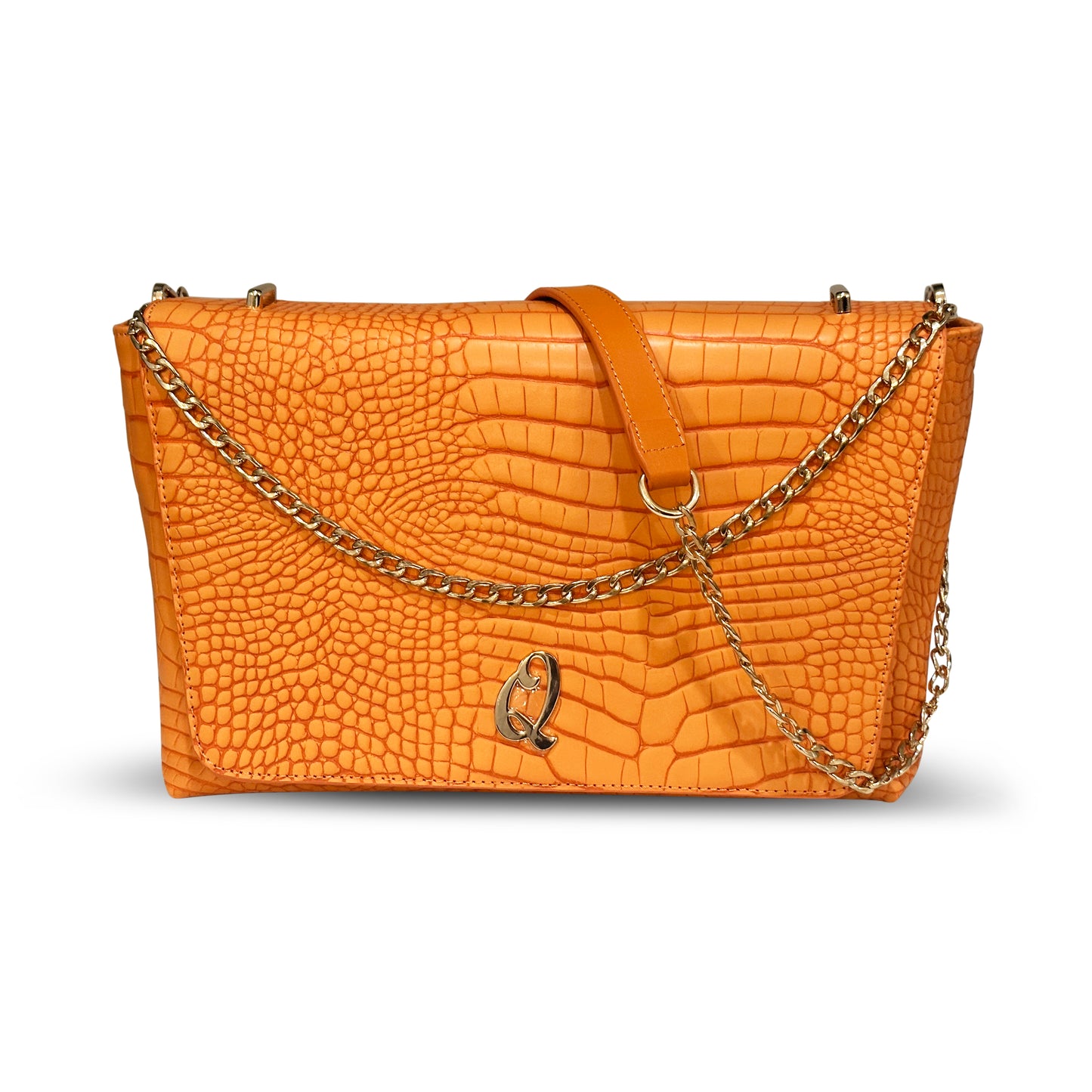 The "Cheri" Shoulder Bag-Orange